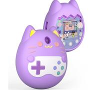 MEMELOKA Étui pour Tamagotchi Paradise, Étui de Protection Mince en Silicone Souple Antichoc pour Dispositif de Jeu Tamagotchi Paradise [Protection Intégrale] - Violet