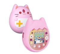MEMELOKA Étui pour Tamagotchi Paradise, Étui de Protection Mince en Silicone Souple Antichoc pour Dispositif de Jeu Tamagotchi Paradise [Protection Intégrale] - Rose