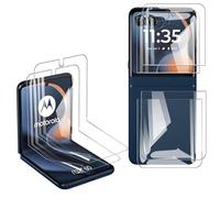 MEMELOKA Protection Écran pour Motorola Razr 60, 2+2+2 Pièces [Anti-Rayure] TPU Flexible Protecteur D’écran Intérieurs et Extérieurs avec Couverture Complète, Sans Bulles et Haute Sensibilité Tactile