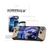 MEMELOKA Protection Écran pour MSI Claw 8 AI+/Claw 8 AI Plus, [2 pièces] HD Anti-Rayures et Haute Sensibilité PET Film de Protection pour MSI Claw 8 AI+ avec Couverture Complète