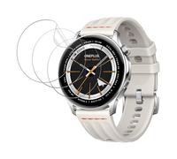 MEMELOKA Protection Écran pour OPPO Watch S/OnePlus Watch Lite, 3 Pièces [Anti-Rayure] TPU Flexible Protecteur D’écran avec Couverture Complète, Sans Bulles et Haute Sensibilité Tactile