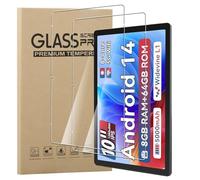 MEMELOKA Verre Trempé pour Ainmel Android 14 Tablet/Ainmel C10BK Tablet 10 Pouces, 2 Pièces 9H Dureté [Anti-Rayures][Sans Bulles][Haute Définition] Protection Écran