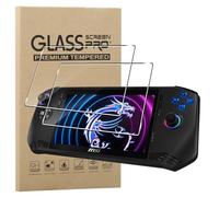 MEMELOKA Verre Trempé pour ASUS ROG Xbox Ally X/ROG Xbox Ally/MSI Claw, 2 Pièces 9H Dureté [Anti-Rayures][Sans Bulles][Haute définition] Protection écran