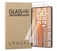 MEMELOKA Verre Trempé pour DEERTiME E15/E9/E6 Tablette 10 Pouces, 2 Pièces 9H Dureté [Anti-Rayures][Sans Bulles][Haute Définition] Protection Écran