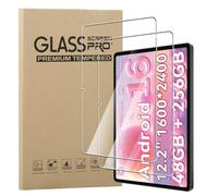 MEMELOKA Verre Trempé pour TABWEE T60 Tablet/BESTTAB T60 12.2 Pouces, 2 Pièces 9H Dureté [Anti-Rayures][Sans Bulles][Haute Définition] Protection Écran