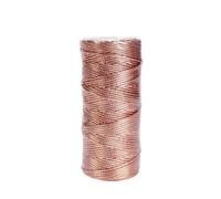 MEMEM Ficelle de Coton, boulangers Jute 1.5mm 100m Multicolore for Bricolage Artisanat Emballage Emballage(Rosegold)