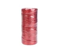 MEMEM Ficelle de Coton, boulangers Jute 1.5mm 100m Multicolore for Bricolage Artisanat Emballage Emballage(Red)
