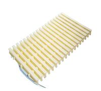 MEMEM Grille de Drainage de débordement en Plastique for Piscine, Filtre for Drainage de Sortie, Grille de tranchée Active à Trois Trous, Grille de Piscine(30x100cm)