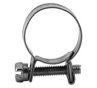 MEMEM Lot de 10 Mini Colliers de Serrage for durites d'essence en Acier Inoxydable 304, Finition dorée, diamètre au Choix : 6 à 20 mm.(1820mm)