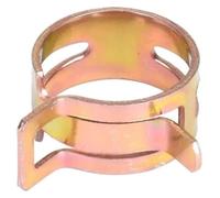 MEMEM Lot de 50 Colliers de Serrage à Ressort en Acier au manganèse galvanisé 65MN, diamètre intérieur 4 à 22 mm, Boucle élastique à Force Brute for Tuyau d'eau(13mm)