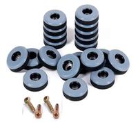 MEMEM Patins de Meubles, 100 pièces, Patins de Meubles, Patins de Meubles avec vis for Pieds de Chaise en Bois Dur, Protecteur de Sol for Moquette et parquet(12pcs 38mm)