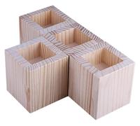 MEMEM Rehausseurs de Meubles en Bois Massif, Robustes, supportant jusqu'à 500 kg, Pieds de canapé en Bois, Pieds de lit, for Table, canapé, Chaise(A 10cmIncrease Height 20cm)