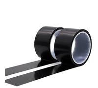 MEMEM Ruban en Polyimide noir 33m, occultant mat résistant aux hautes températures for l'isolation électronique d'ombrage des PCB(5mm)