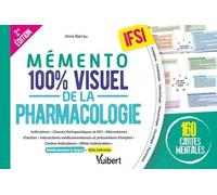 Mémento 100% visuel de la pharmacologie IFSI: 160 cartes mentales en couleurs avec le rôle infirmier et les médicaments à risque