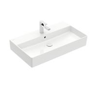 Villeroy & Boch Memento 2.0 vasque 4A228G01 80 x 47 cm, blanc alpine, avec trou pour robinetterie, avec trop-plein