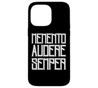 Memento AUDERE Semper Gabriele D'Annunzio Coque pour iPhone 14 Pro Max