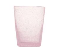 Memento Bicchiere per acqua in pasta di vetro Rosa