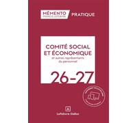 Mémento CSE et autres représentants du personnel 2026-2027