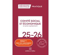 Mémento CSE et autres représentants du personnel 2026-2027