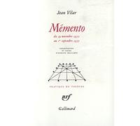 Mémento Jean Vilar (Auteur)