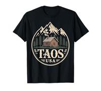Mémento d'une cabane en rondins Classique Taos, au Nouveau-Mexique T-Shirt