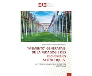 "Memento" Generative de la Pedagogie Des Recherches Scientifiques
