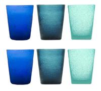 Memento Lot de 6 verres à eau en pâte de verre 300cc (Under The Sea)
