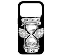 Memento Mori Crâne Ailes de sablier Coque pour iPhone 17 Pro