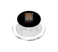 Memento Mori Crucifix catholique Messe Latine Traditionnelle PopSockets PopGrip pour MagSafe