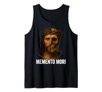 Memento Mori Crucifix Catholique Traditionnel Latin Mass Skull Débardeur