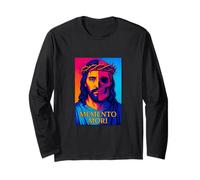Memento Mori Crucifix Catholique Traditionnel Latin Mass Skull Manche Longue