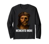 Memento Mori Crucifix Catholique Traditionnel Latin Mass Skull Manche Longue