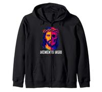 Memento Mori Crucifix Catholique Traditionnel Latin Mass Skull Sweat à Capuche