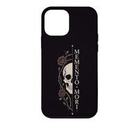 Memento Mori Demi-Visage Gothique Rose foncé Coque pour iPhone 12 Mini