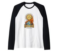 Memento Mori Eucharistie catholique Traditionnelle Latine crâne Manche Raglan