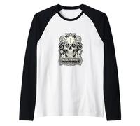 Memento Mori Eucharistie catholique Traditionnelle Latine crâne Manche Raglan