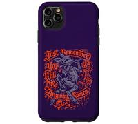 Memento Mori : Faune Dansant, Nature Humaine Fragile, Gothique foncé Coque pour iPhone 11 Pro Max