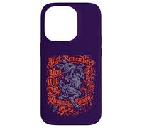 Memento Mori : Faune Dansant, Nature Humaine Fragile, Gothique foncé Coque pour iPhone 14 Pro