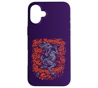 Memento Mori : Faune Dansant, Nature Humaine Fragile, Gothique foncé Coque pour iPhone 16 Plus