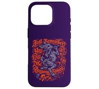 Memento Mori : Faune Dansant, Nature Humaine Fragile, Gothique foncé Coque pour iPhone 16 Pro