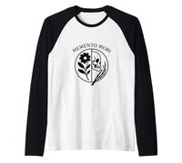 Memento Mori Fleur Symbolique Motif Stoïque Latin Manche Raglan