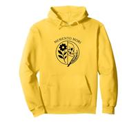 Memento Mori Fleur Symbolique Motif Stoïque Latin Sweat à Capuche