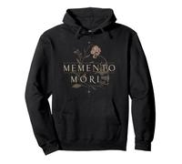 Memento Mori Gothic Stoic Latin Citation Floral Sweat à Capuche