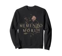 Memento Mori Gothic Stoic Latin Citation Floral Sweatshirt
