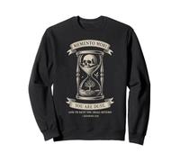 Memento Mori Hourglass Squelette Arbre Verse Sweatshirt