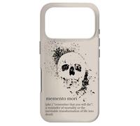 Memento Mori Life Rappel de mortalité définition Latine Coque pour iPhone 17 Pro
