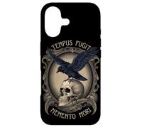 Memento Mori Life Raven Tempus Fugit Dark Gothic Coque pour iPhone 17