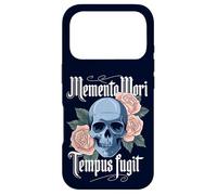 Memento Mori Life Tempus Fugit Sagesse Latine Gothique Coque pour iPhone 17 Pro