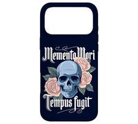 Memento Mori Life Tempus Fugit Sagesse Latine Gothique Coque pour iPhone 17 Pro Max