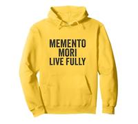 Memento Mori, Live Fully. Stoïque, Vintage, Citation Sweat à Capuche
